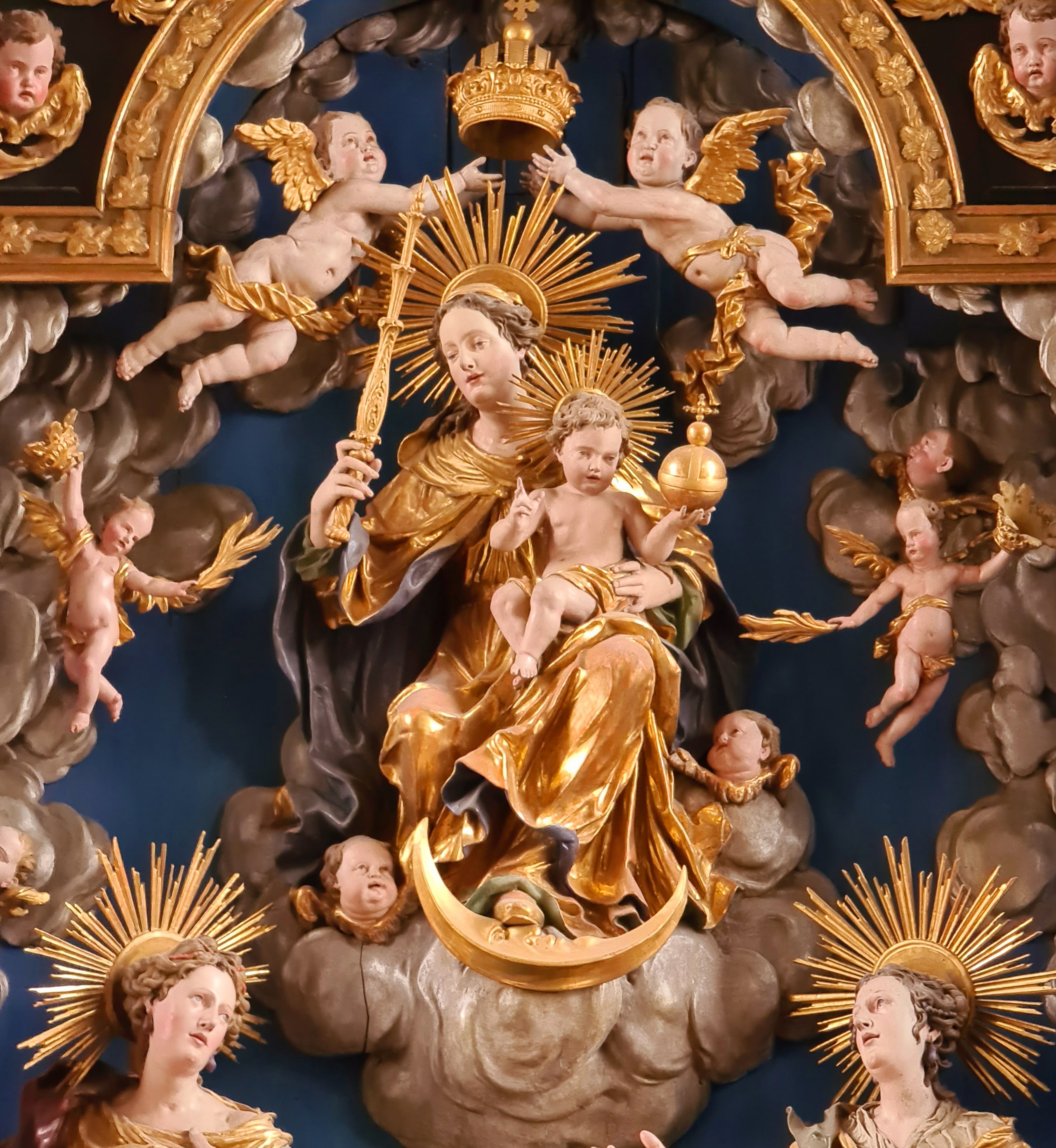 Pfarrkirche Lochen Hochaltar 4