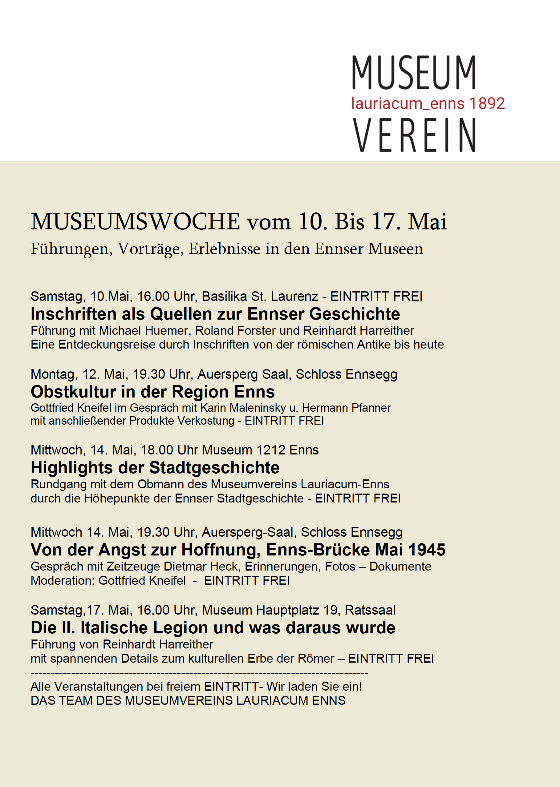 mv zum museumstagkneifel